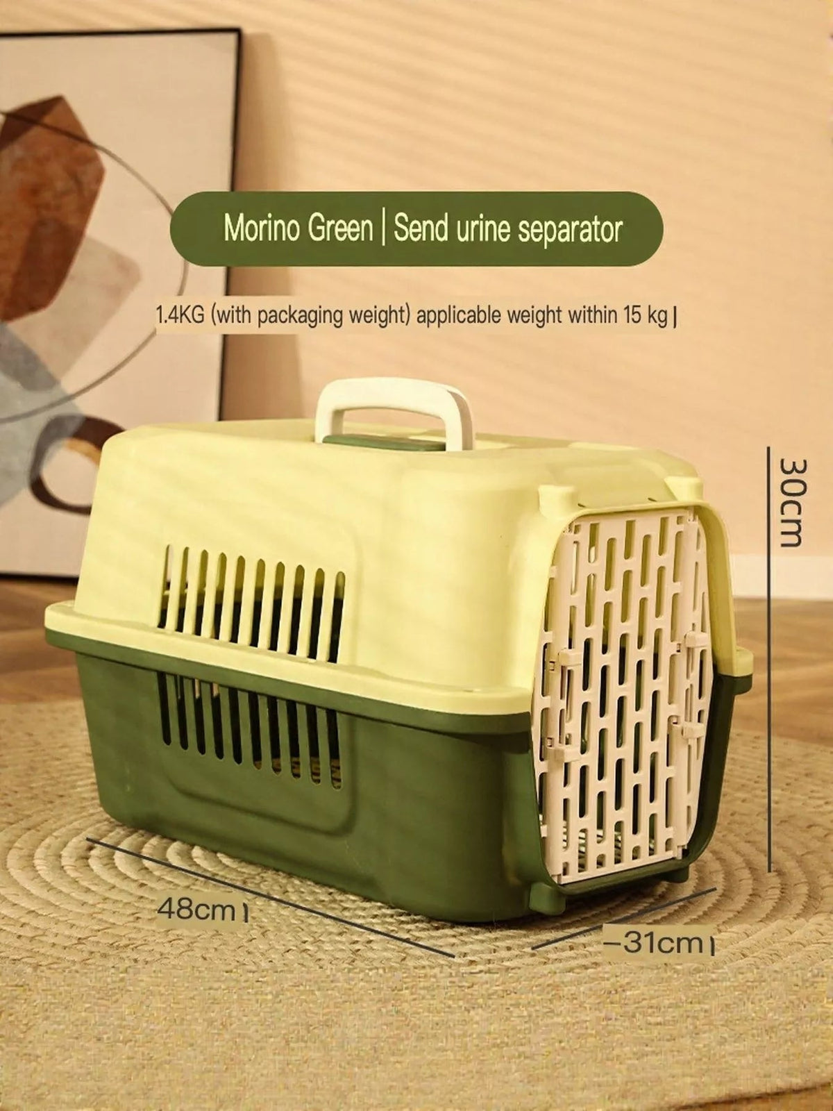 Portable Pet Carrier Bag for Pets Up to 33 lb