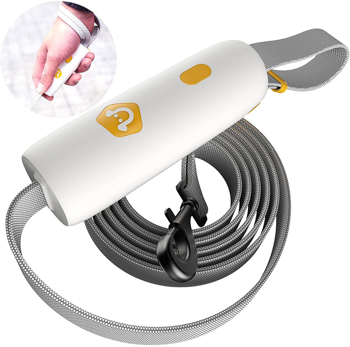 Elastic Bungee Dog Leash With One Button Lock