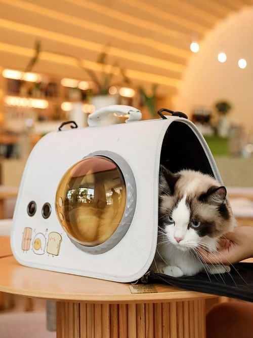 Bubble Window Pet Carrier Shoulder Bag, Medium