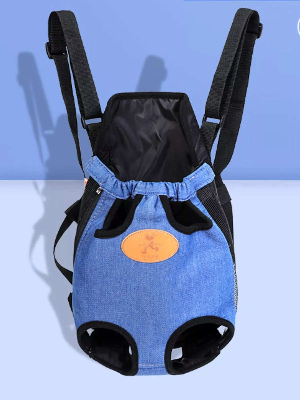 Pet Carrier Backpack With Adjustable Straps, Dusty Blue