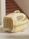 Ventilated Pet Travel Carrier for Pets Up to 16.5 lb