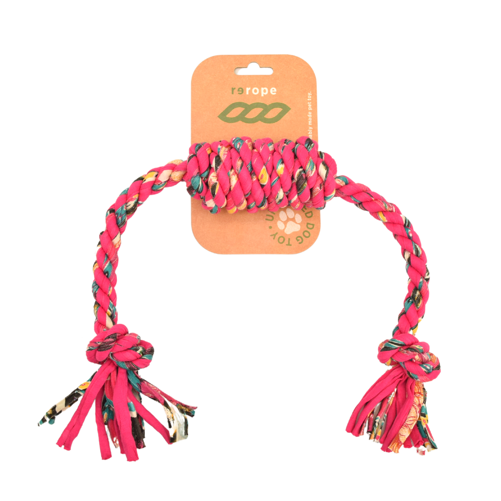 ReRope Barrel Knot Upcycled Rope Dog Toy