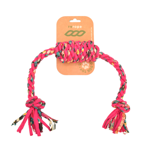 ReRope Barrel Knot Upcycled Rope Dog Toy