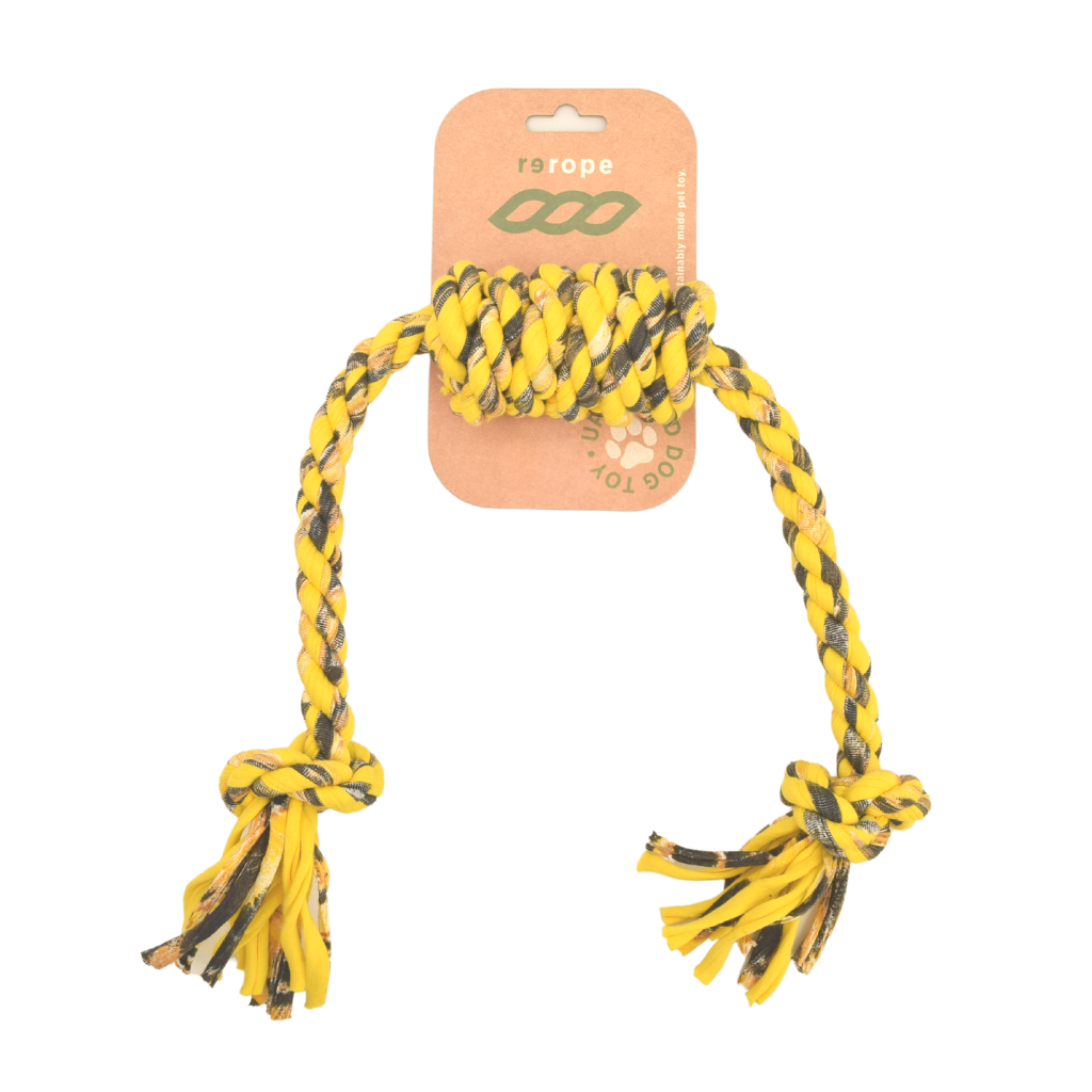 ReRope Barrel Knot Upcycled Rope Dog Toy
