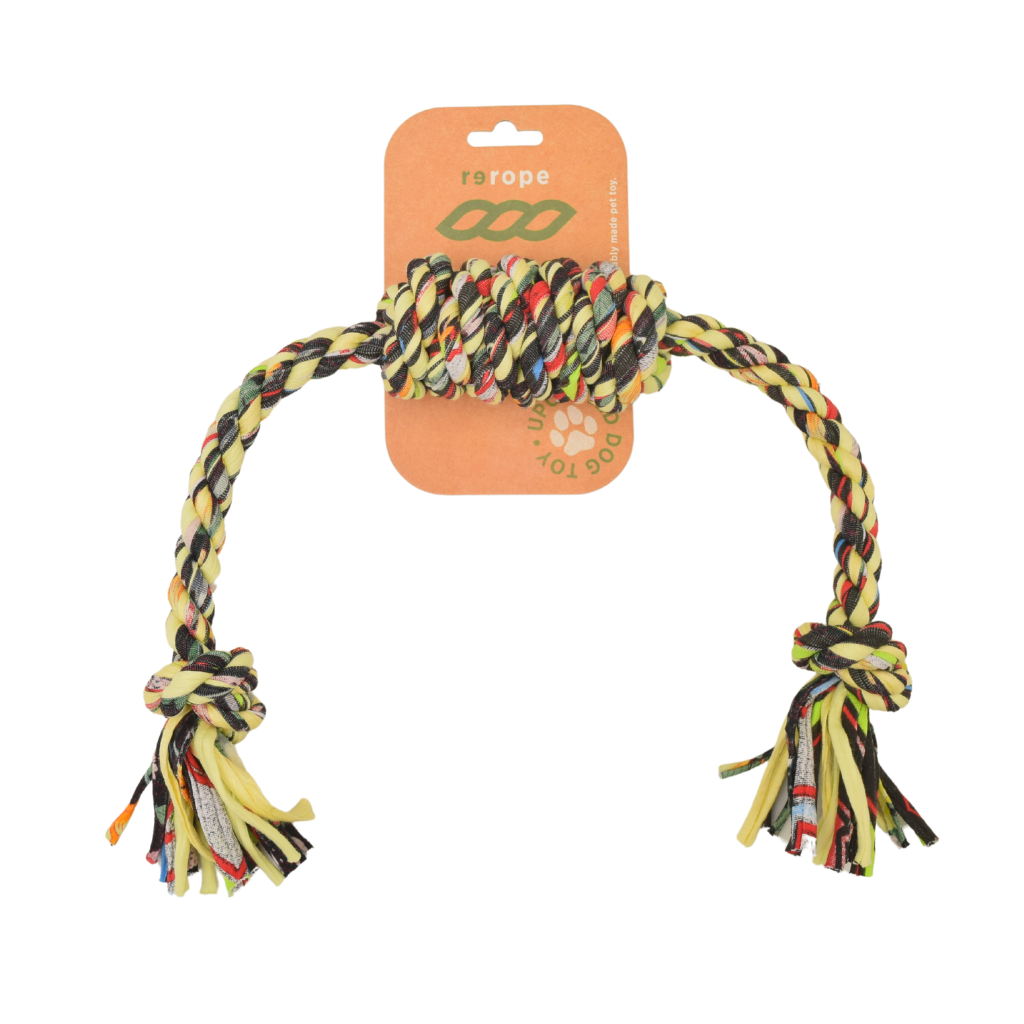 ReRope Barrel Knot Upcycled Rope Dog Toy