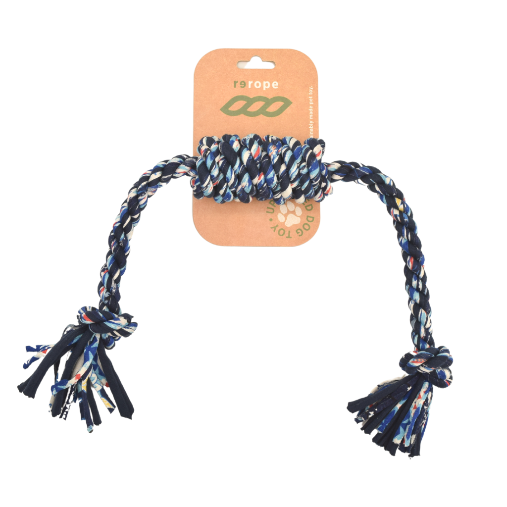 ReRope Barrel Knot Upcycled Rope Dog Toy