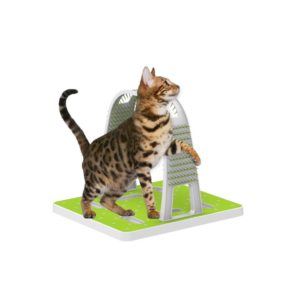 Cat Self Grooming Arch With Bristles and Scratcher