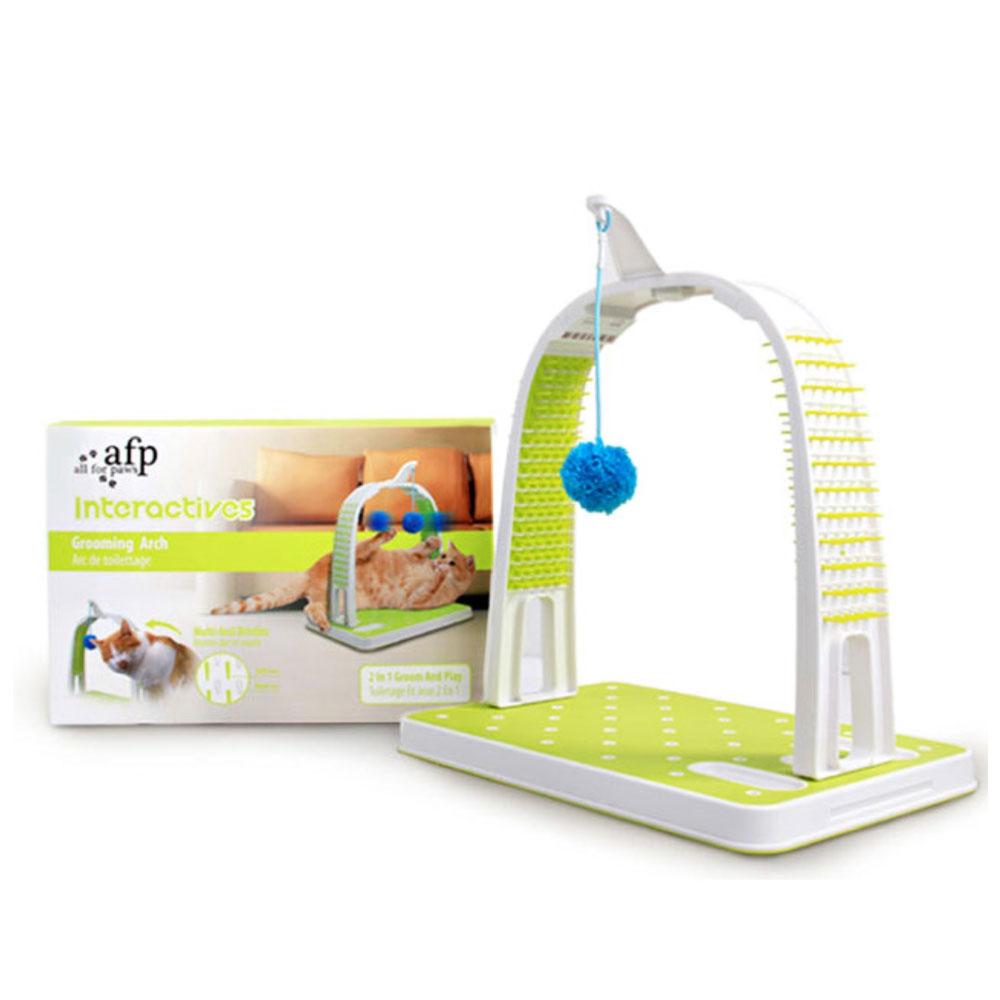 Cat Self Grooming Arch With Bristles and Scratcher
