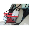 Pet Car Booster Seat With Safety Leash, Red