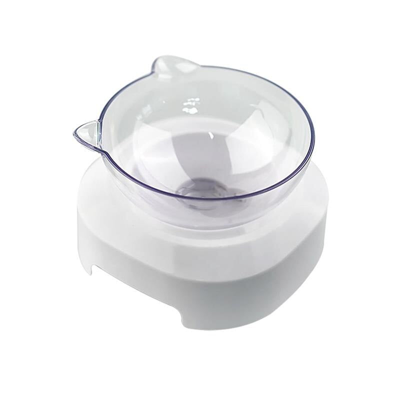 Non Slip Plastic Pet Bowl With 15 Degree Tilt