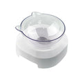Non Slip Plastic Pet Bowl With 15 Degree Tilt