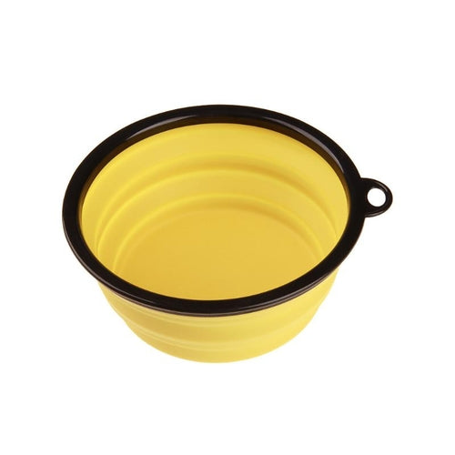 Collapsible Silicone Dog Bowl, 350 ml, Five Colours