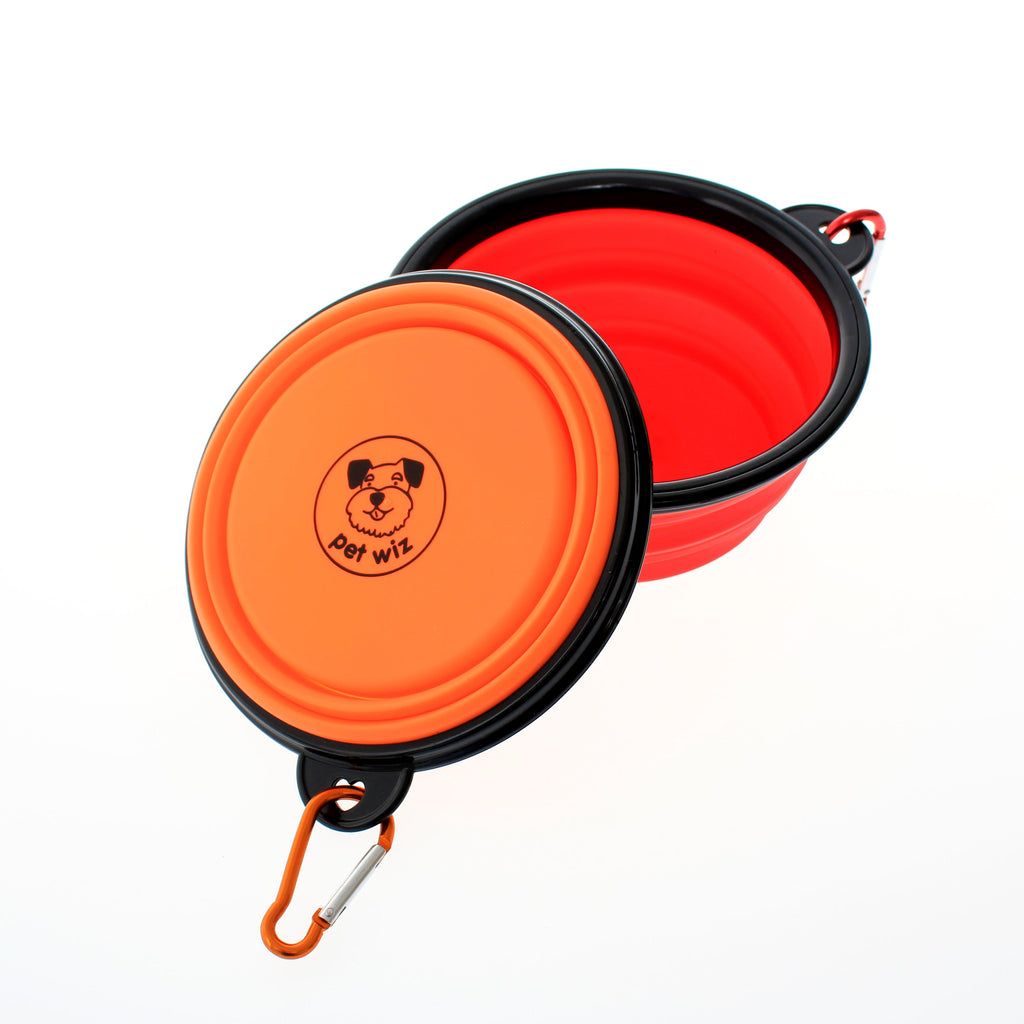 Collapsible Silicone Dog Bowl, 350 ml, Five Colours