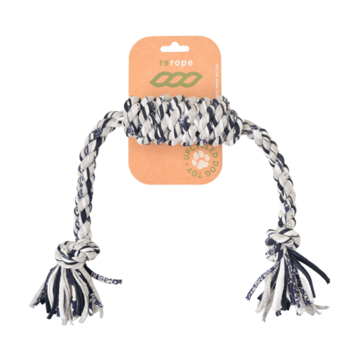 ReRope Barrel Knot Upcycled Rope Dog Toy