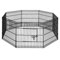 Foldable Pet Playpen, 24 In High, Two Eight Panel Sets