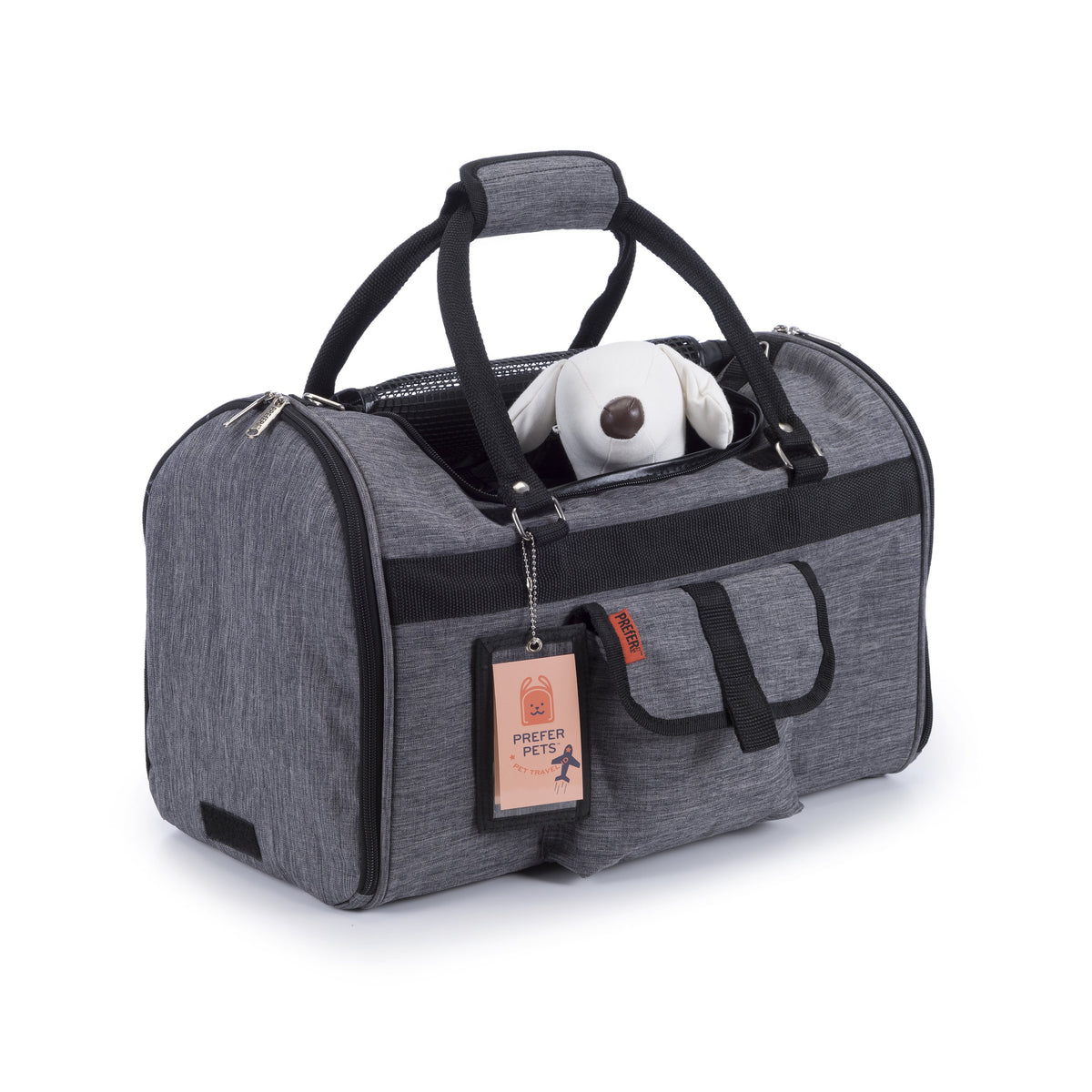 Hideaway Duffel Pet Carrier With Sound Barrier, Standard