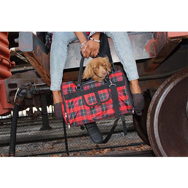 Hideaway Duffel Pet Carrier With Sound Barrier, Standard