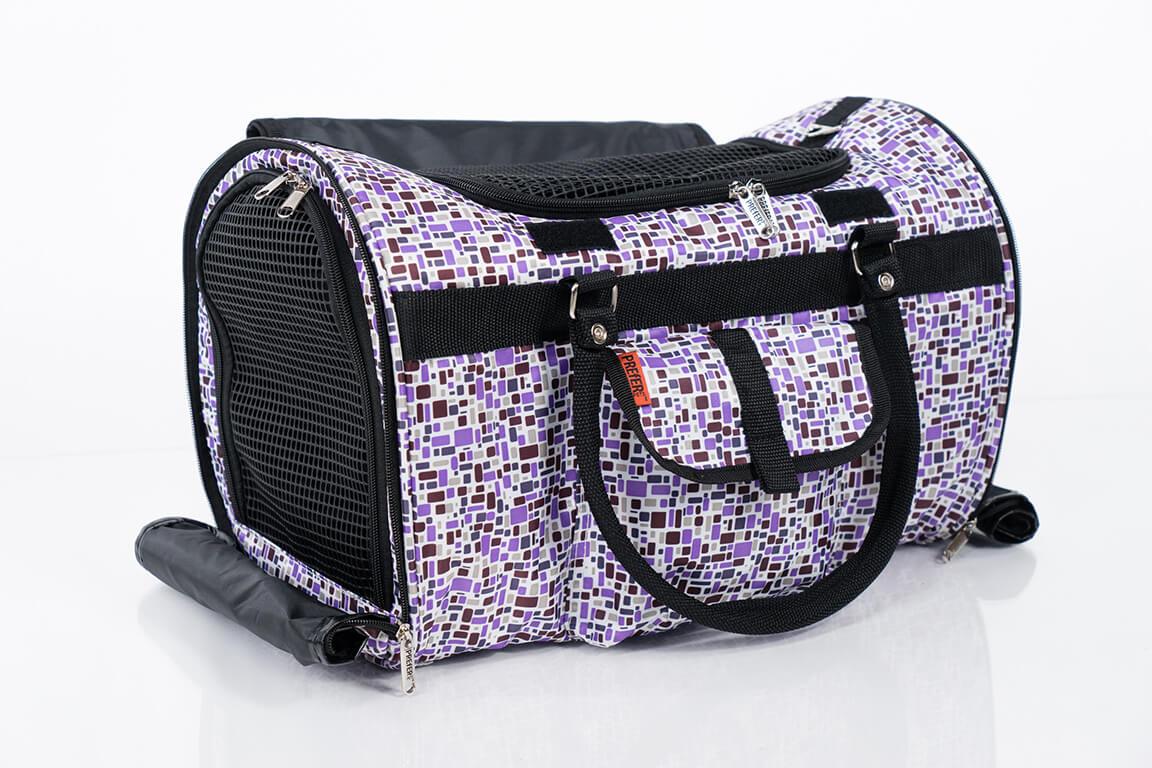 Hideaway Duffel Pet Carrier With Sound Barrier, Standard