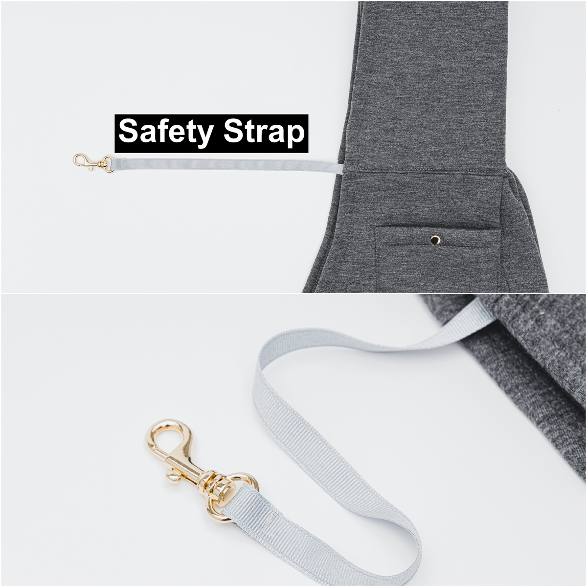 Neoprene Pet Sling Carrier With Pocket, Up to 15 lb