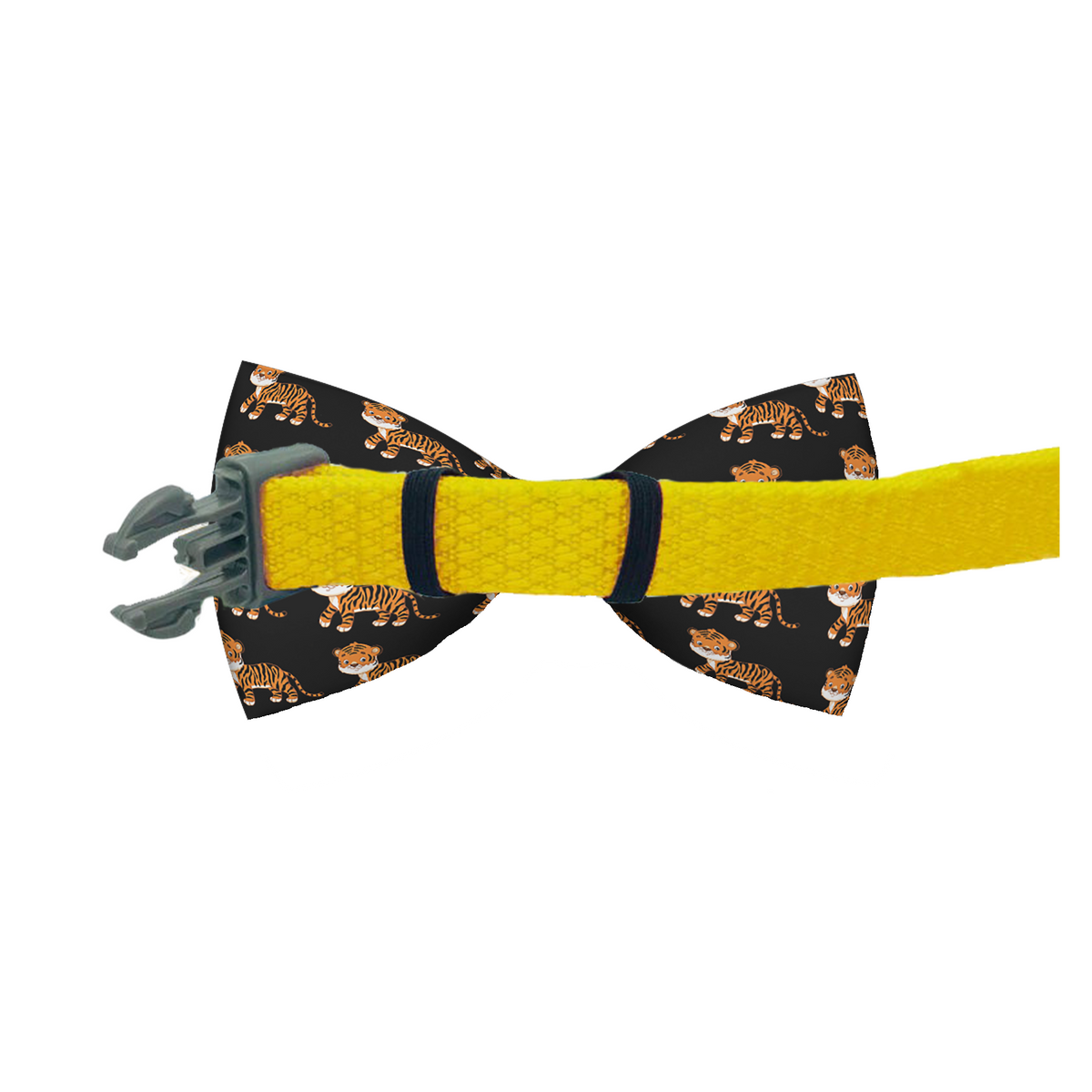 Tiger Print Dog Bow Tie