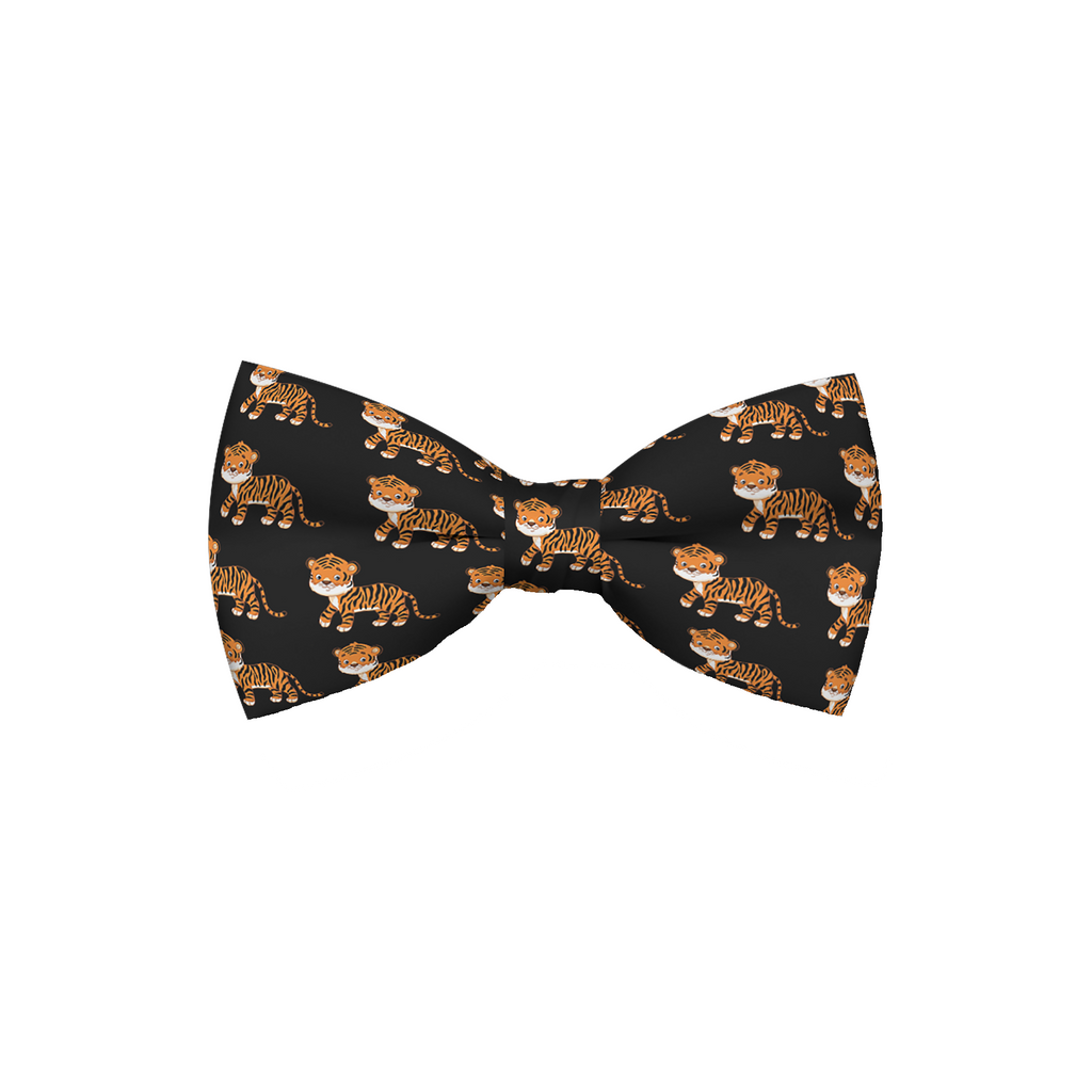Tiger Print Dog Bow Tie