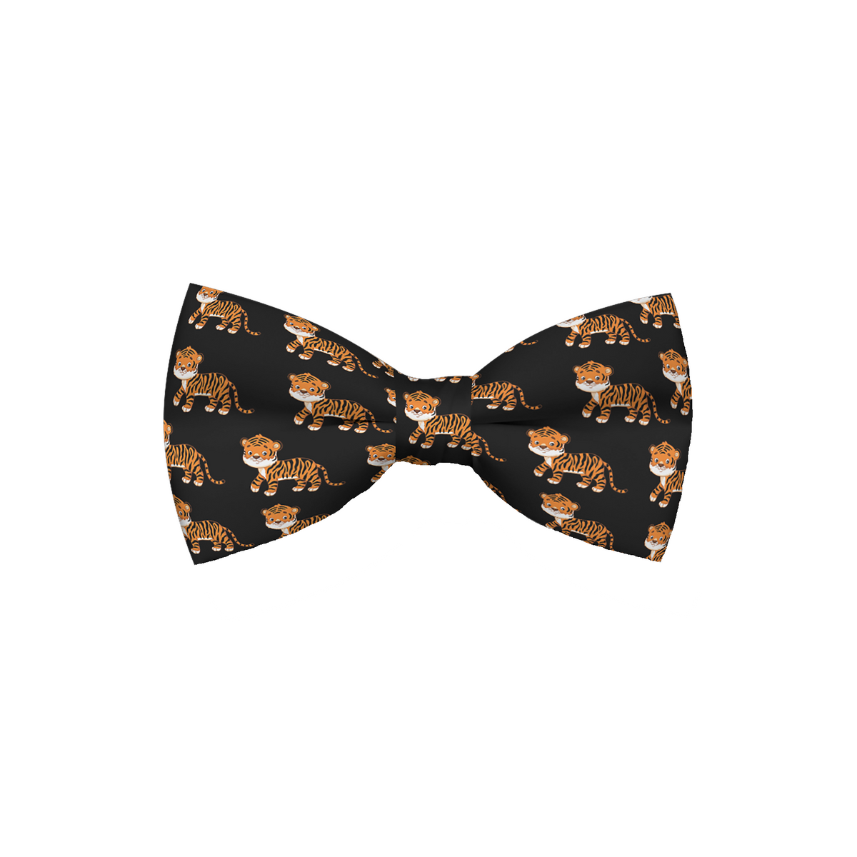 Tiger Print Dog Bow Tie
