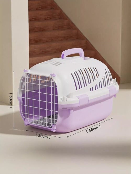 Ventilated Pet Travel Carrier for Pets Up to 16.5 lb