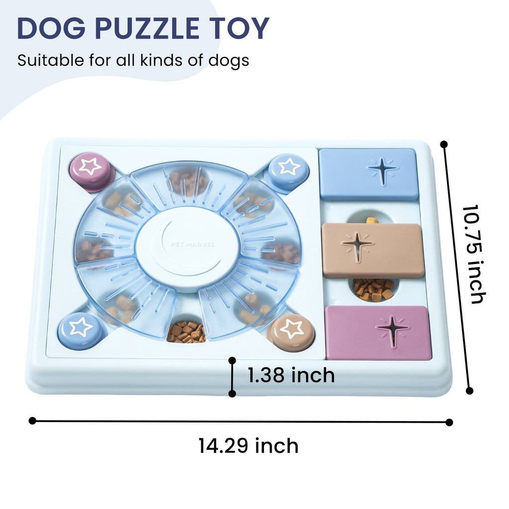 Interactive Puzzle Game Dog Toy, Levels 1 to 3