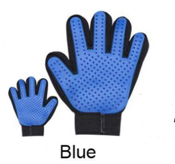 Pet Grooming Glove With 259 Silicone Tips, Right Hand
