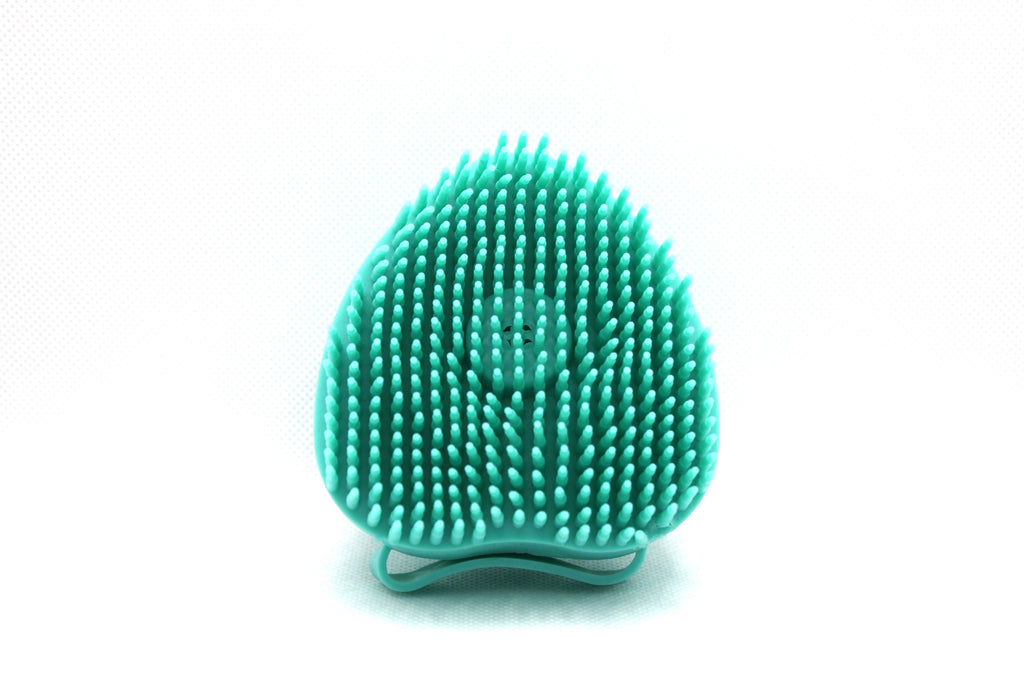 BrushPro Silicone Bath Brush With Shampoo Dispenser
