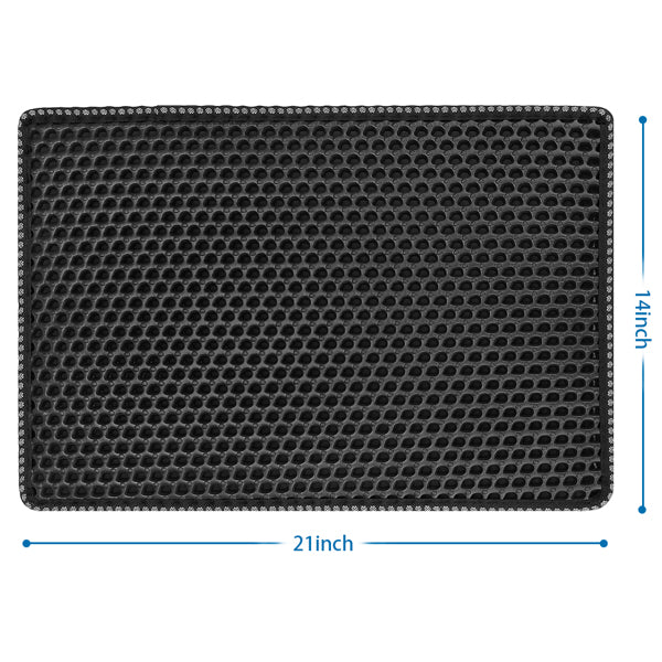 Double Layer Cat Litter Trapping Mat, Soft EVA