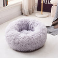 Calming Long Plush Pet Nest Bed, XS to XL