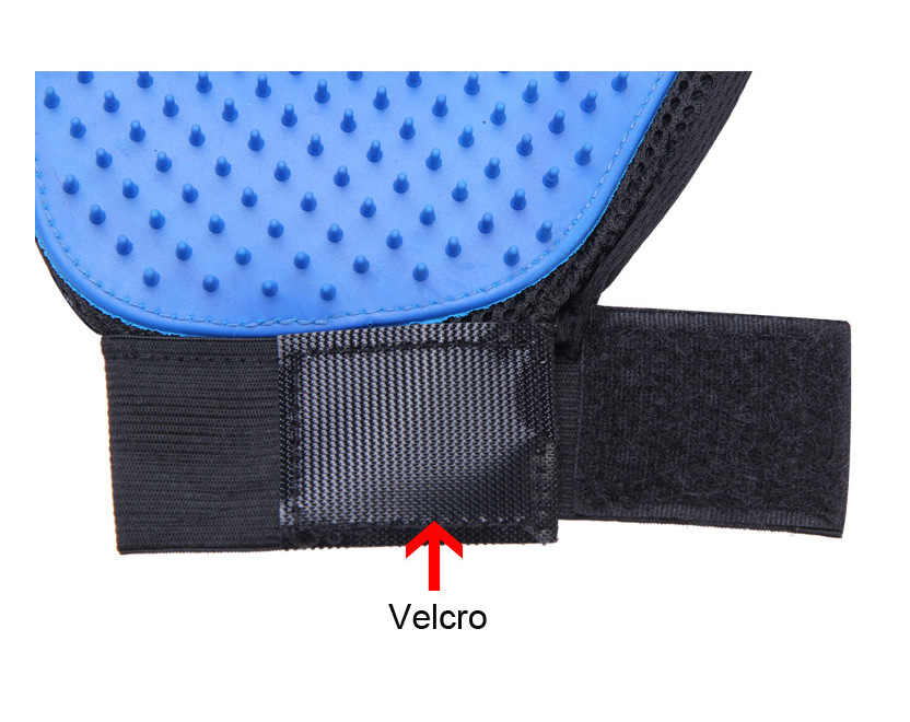 Pet Grooming Glove With 259 Silicone Tips, Right Hand
