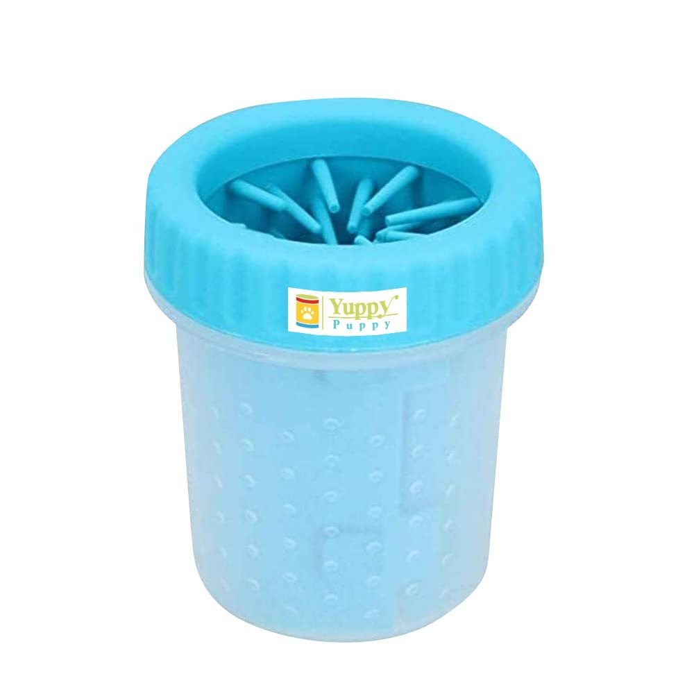 Portable Dog Paw Cleaner Cup With Silicone Bristles, Small