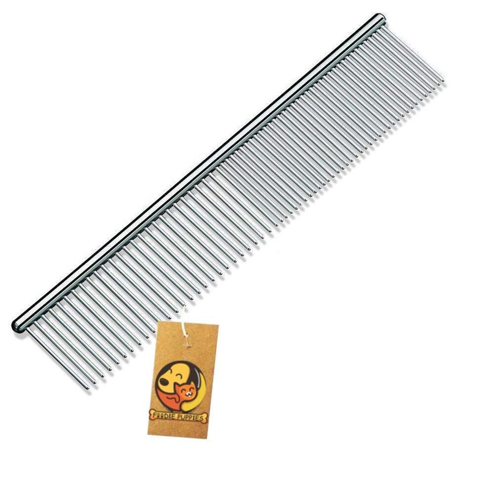 Stainless Steel Grooming Comb With Rounded Teeth