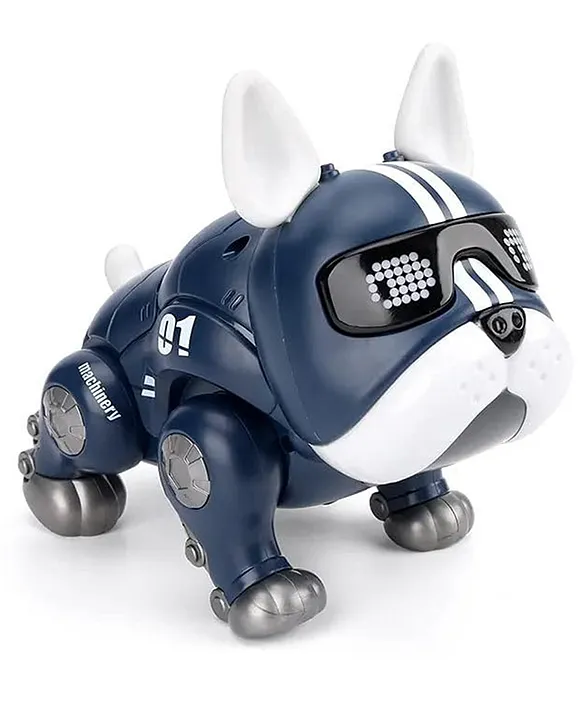 Battery Operated Robot Dog Toy With Lights, 17 cm