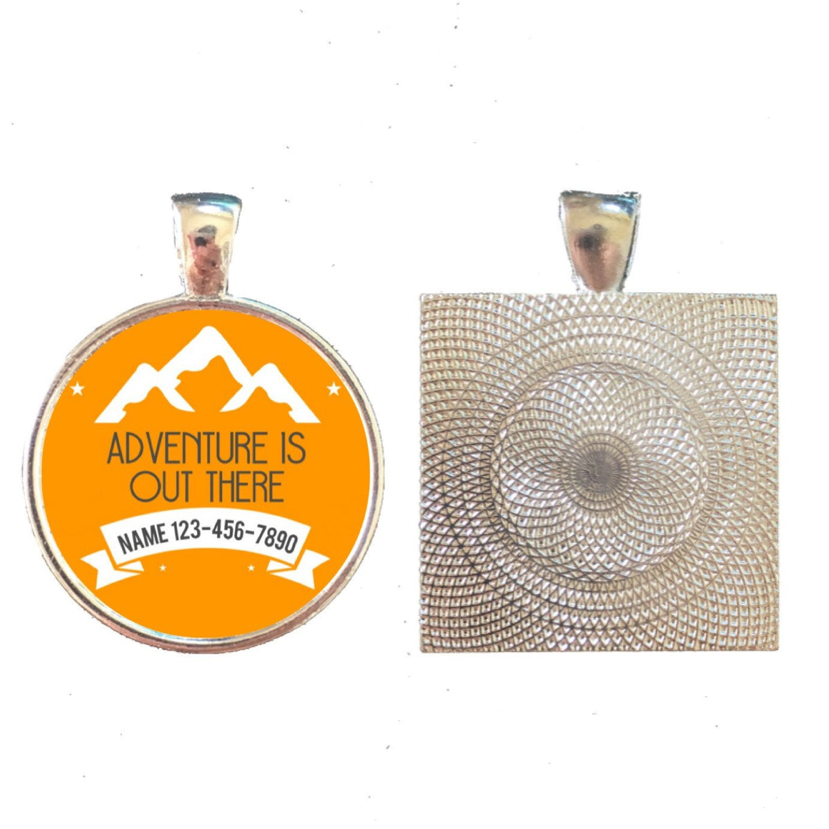 Adventure Is Out There Personalized Dog ID Tag