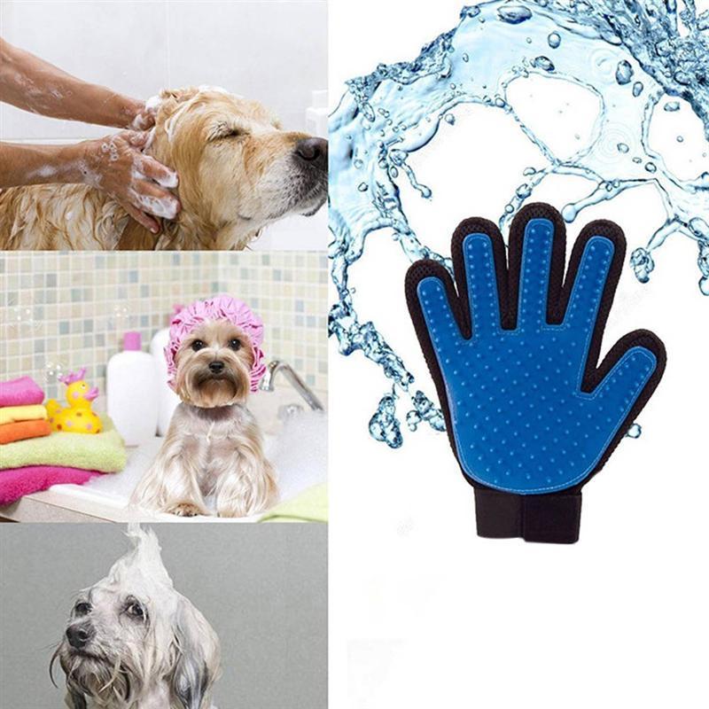 Pet Hair Removal Grooming Glove, Left or Right Hand