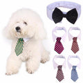 Adjustable Striped Bow Tie Collar for Cats and Dogs