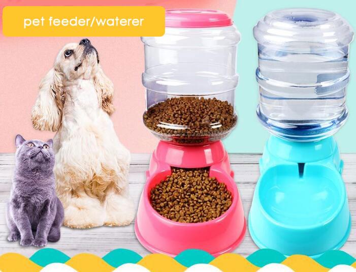 Gravity Pet Feeder and Water Dispenser, 3.5 L