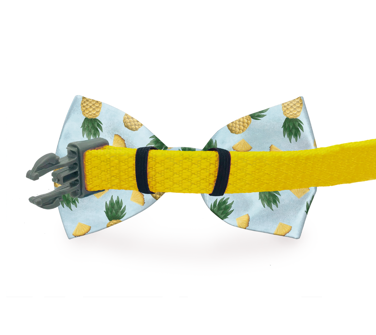 My Tribe Print Turquoise Dog Bow Tie